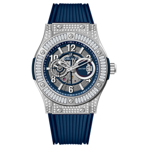 OBLVLO HM-GT Men's Miyato Automatic Watch 44MM Dial 50M Water Resistant Luminous Pointer with Date Display