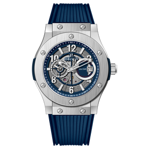 OBLVLO HM-GT Men's Miyato Automatic Watch 44MM Dial 50M Water Resistant Luminous Pointer with Date Display