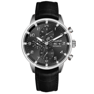 Erschwingliche Luxus-Chronograph-Automatik-Herrenuhr - Oblvlo Design IM-MU YBB