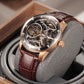BLVLO IM SK TB Series Luxury Rose Gold Skeleton Tourbillon Watches for Sale