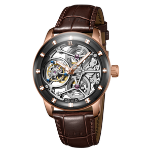 BLVLO IM SK TB Serie Luxus-Skelett-Tourbillon-Uhren aus Roségold zu verkaufen