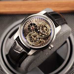 OBLVLO JM Series Gold Dragon Automatic Skeleton Watches | High Quality Luxury Watches