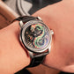 OBLVLO Luxury Green Chinese Dragon Men's Automatic Skeleton Watches