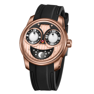 Erschwingliche Luxus-Clown-Uhren aus Roségold für Herren – Oblvlo SK-JM-Serie
