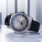 Luxury Vintage Automatic Moon Phase Watches For Men - Oblvlo Design JM-MP YBBL