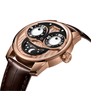 Oblvlo SK-JM-Serie Coole einzigartige Joker-Automatikuhren aus Roségold zu verkaufen