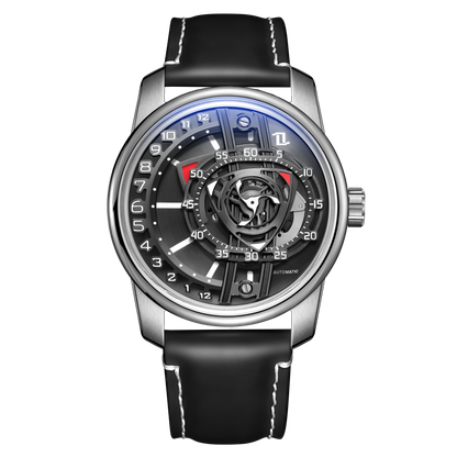 OBLVLO JM ROTOR Series - Mens Unique Skeleton Automatic Watches