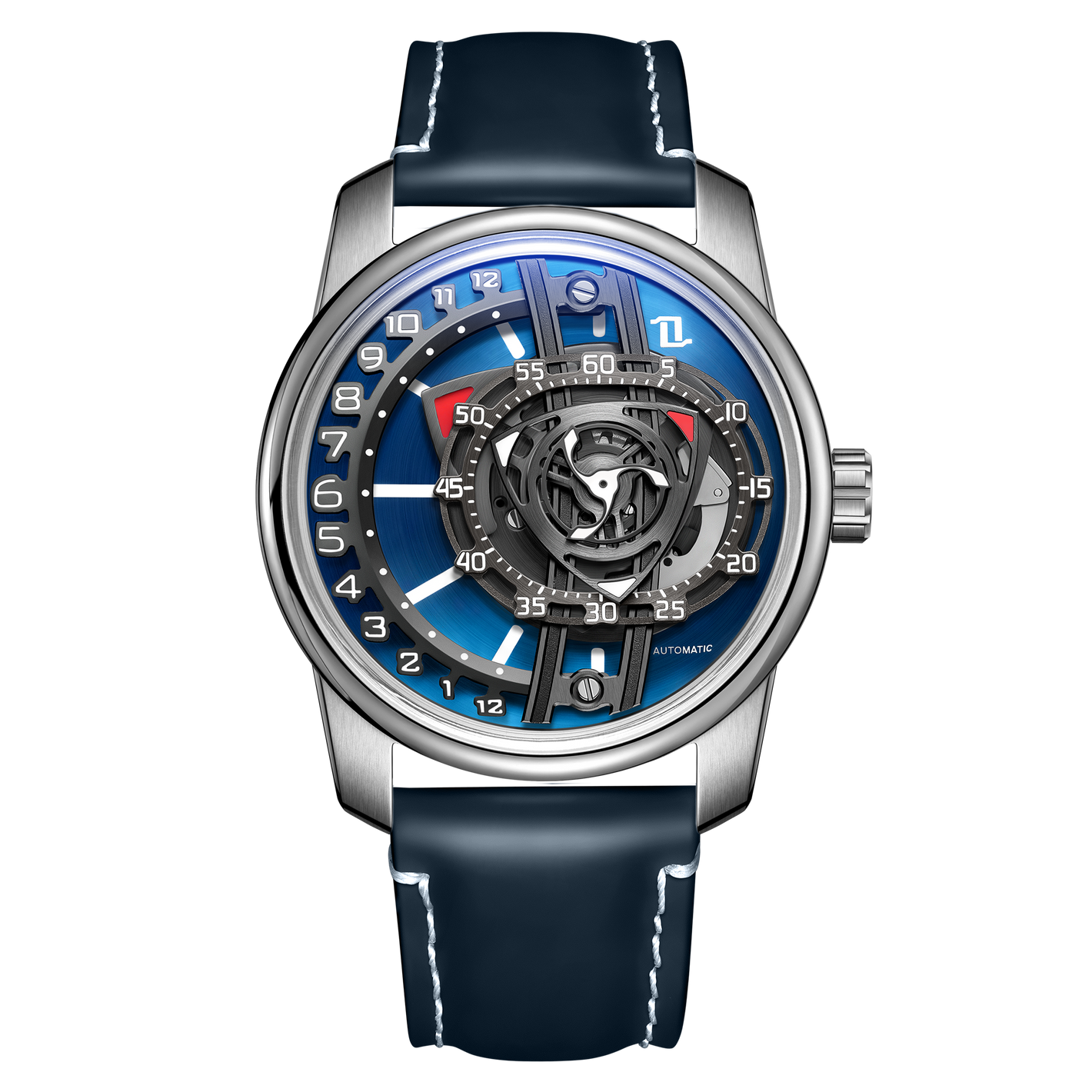 Luxury Men's Automatic Unique Skeleton Watch - OBLVLO JM ROTOR Series