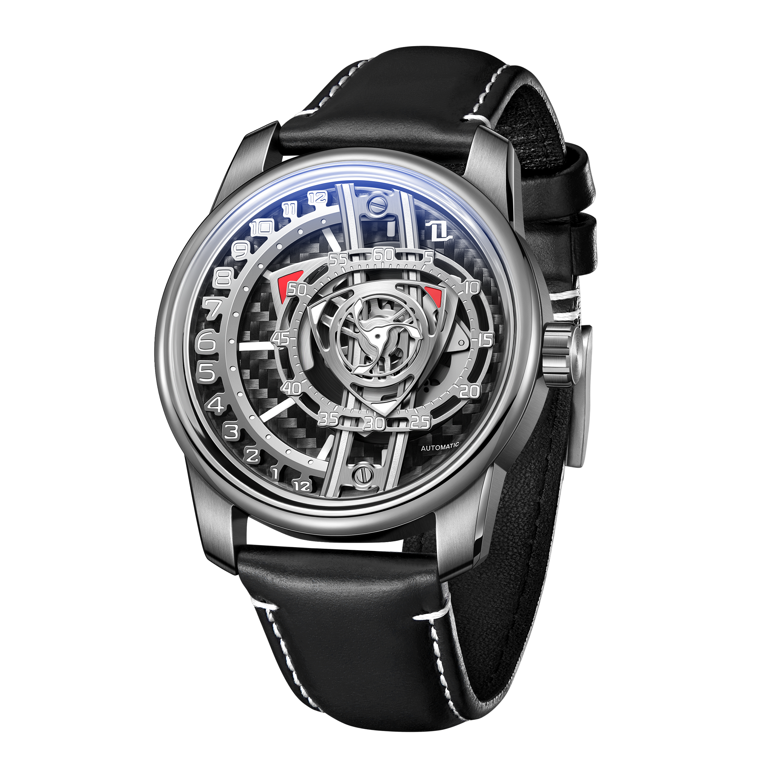 OBLVLO New Design Rotor Fully Automatic Watch Luxury Analog