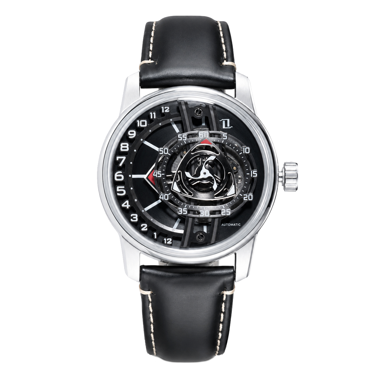 OBLVLO JM ROTOR Series - Mens Unique Skeleton Automatic Watches