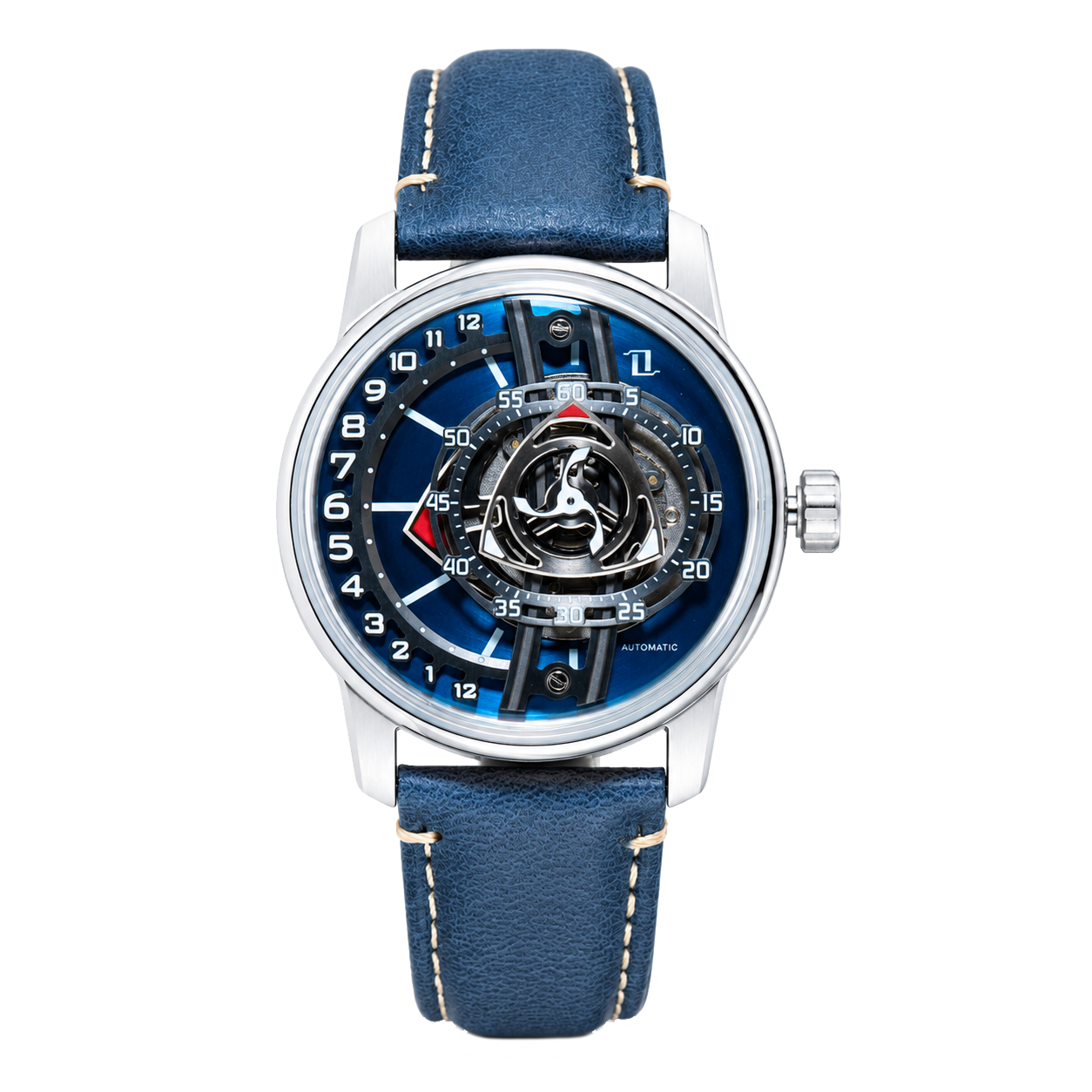 Luxury Men's Automatic Unique Skeleton Watch - OBLVLO JM ROTOR Series