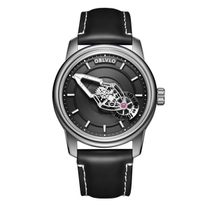 Discover the 42MM Automatic Dress Watches of the OBLVLO JM Space - Cool Black Spaceship Dial Watches for Men