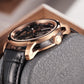 Best Rose Gold Mens Automatic Skeleton Watches for Sale - Luxury BLVLO KM Series