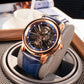 BLVLO KM Series Men's Unique Automatic Skeleton Rose Gold Watches