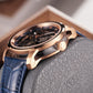 BLVLO KM Series Men's Unique Automatic Skeleton Rose Gold Watches