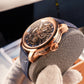 BLVLO KM Series Men's Unique Automatic Skeleton Rose Gold Watches