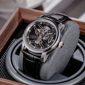 Best Luxury Blue Dial Skeleton Automatic Watches - BLVLO KM-YLBL