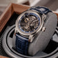 Best Luxury Blue Dial Skeleton Automatic Watches - BLVLO KM-YLBL