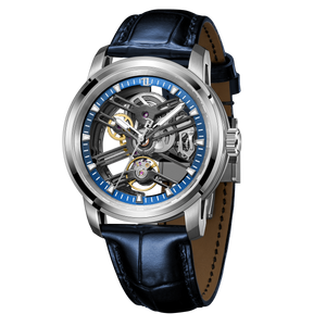 Best Luxury Blue Dial Skeleton Automatic Watches - BLVLO KM-YLBL