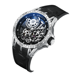 Best Affordable Oblvlo Luxury Automatic Skeleton Watches For Men