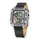 Luxury Unique Skeleton Watches For Men's -  Oblvlo Designer FK YSBK Series Watch