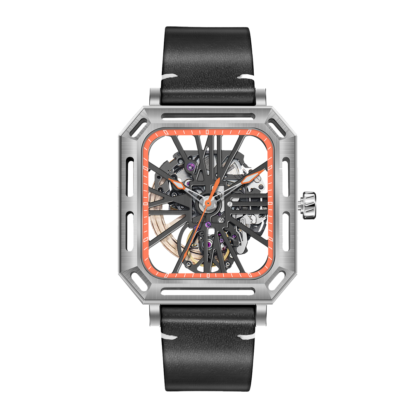 Best Luxury Men's Unique Automatic Skeleton Watches -  Oblvlo Designer FK YSOK Series