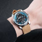 Affordable Luxury OBLVLO X GearMagus Blue Guilloché dials Special-Shaped Gears Telescopic Hands Watch Swiss SW200 Automatic Watches