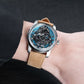 Affordable Luxury OBLVLO X GearMagus Blue Guilloché dials Special-Shaped Gears Telescopic Hands Watch Swiss SW200 Automatic Watches