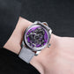 OBLVLO X GearMagus Purple Guilloché dials Special-Shaped Gears Telescopic Hands Watch Swiss SW200 Automatic Movement