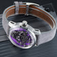 OBLVLO X GearMagus Purple Guilloché dials Special-Shaped Gears Telescopic Hands Watch Swiss SW200 Automatic Movement