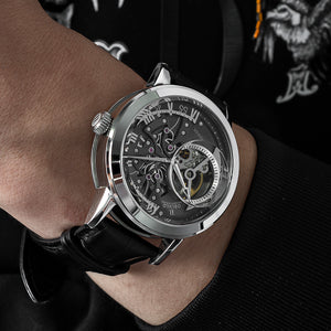 Cool OBLVLO VM Series Mens Luxury Automatic Skeleton Watches For Sale