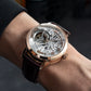 Oblvlo VM-Serie Roségold Herren Luxus Automatik Skelett Uhren zu verkaufen