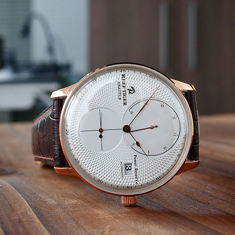 Best Luxury Rose Gold Vintage Dress Watches For Reef Tiger Seattle Navy 1 Series Leather Best Luxury Rose Gold Vintage Dress Watches For Reef Tiger Seattle Navy 1 Series Leather