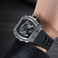 Best Affordable OBLVLO Silver Chinese Dragon Diamond Watches for Men and Women