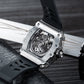 Best Affordable OBLVLO Silver Chinese Dragon Diamond Watches for Men and Women