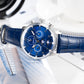 Luxury OBLVLO IM MUT-MP Men's Vintage Blue Dial & Moon Phase Automatic Watch