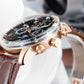 OBLVLO IM MUT-MP Classic Moon phase Luxury Rose Gold Mechanical Dress Watch