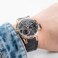 Rose Gold OBLVLO LMQ - Cool Luxury Mens Automatic Skeleton Watches for Sale