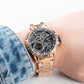 Rose Gold OBLVLO LMQ - Cool Luxury Mens Automatic Skeleton Watches for Sale