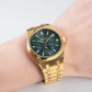 Best Affordable Yellow Gold 3-Eye Chronograph Automatic Watches - Royal Green OBLVLO TM-MUT