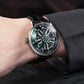 Supercar Alloy Wheels Green Dial as a OBLVLO SCM-SK Automatic Watch | Cool Skeleton Watches