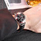 OBLVLO SCM-SK Unique Red Skeleton Supercar Alloy Wheels Dial Automatic Watches