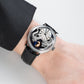 Best Affordable Silver Dragon Starry Sky Dial Moon Phase Style Automatic Watches For Men - OBLVLO SCM-GD