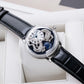 Best Affordable Silver Dragon Starry Sky Dial Moon Phase Style Automatic Watches For Men - OBLVLO SCM-GD
