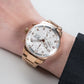 Affordable Luxury Men Pilot Chronograph Style Rose Gold Watches - Oblvlo Design IM-MU PWW