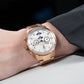 Luxury OBLVLO IM MUT-MP Rose Gold Moon phase Style Automatic Watch For Men