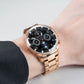 OBLVLO IM MUT-MP Classic Moon phase Style Luxury Rose Gold Mechanical Dress Watch