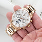 Luxury OBLVLO IM MUT-MP Rose Gold Moon phase Style Automatic Watch For Men
