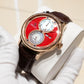 Affordable Rose Gold & Multifunction Two Eyes Mother of Pearl Subdial Automatic Mechanical Watch - OBLVLO AM Dress Watch
