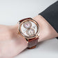 Affordable 42mm Rose Gold Two Eyes Mother of Pearl Subdial Automatic Watches - OBLVLO AM Vintage Dress Design Watch